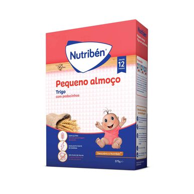 Nutribén Vehnäpuuro paloilla 12M 375g