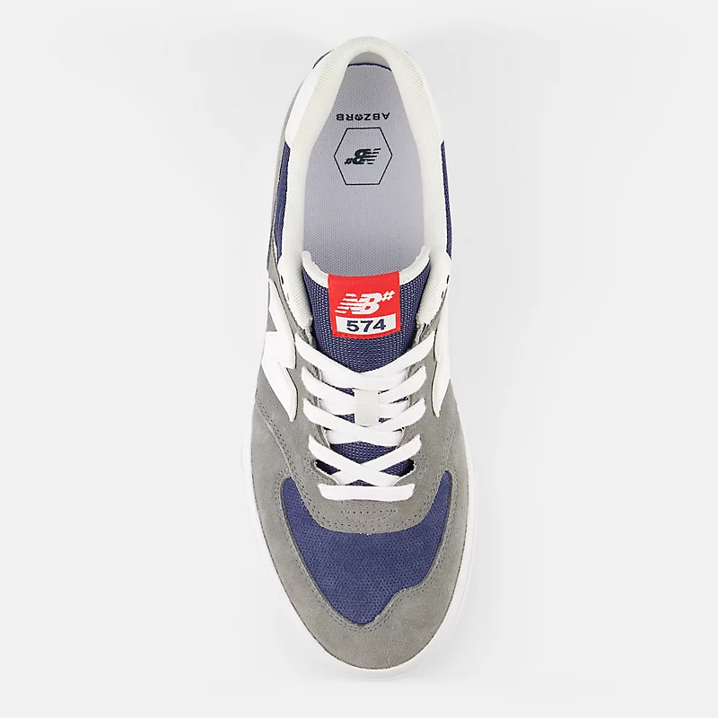 Ανδρικό NB Numeric 574 Vulc - Γκρι με Λευκό