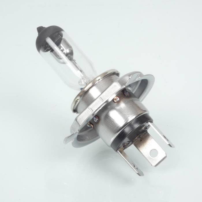 Ampoule H4 blanche 12V 60/55W type P43T RMS pour auto scooter moto Neuf