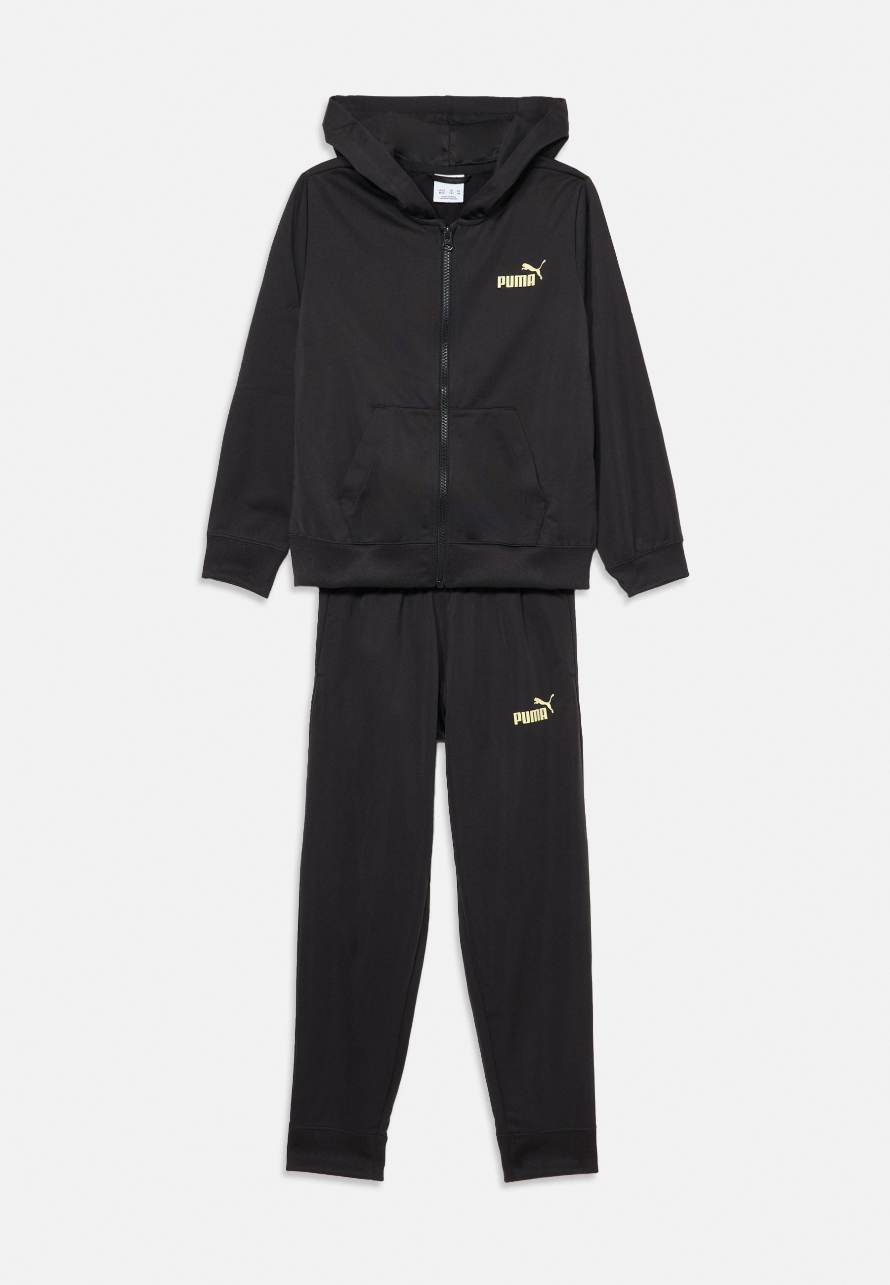 Tuta Puma con cappuccio e zip intera unisex - nera