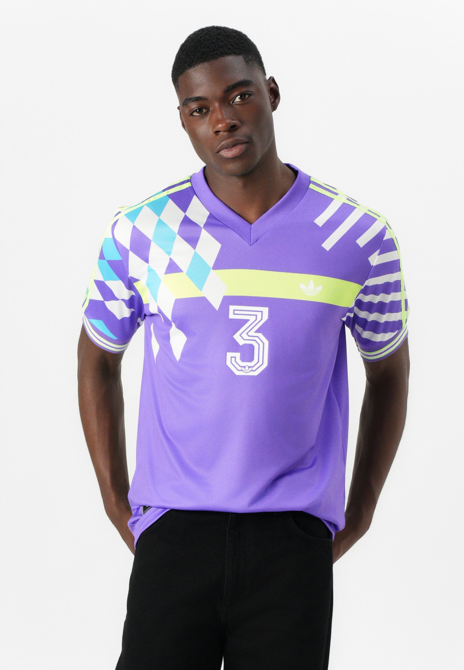 adidas Originals WAVE UNISEX - Print T-särk - lillakaspunane