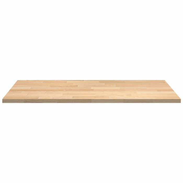Plan de travail en bois de chêne massif - vidaXL - Rectangulaire - 120x63,5x2,7 cm - Brun - Facile à nettoyer