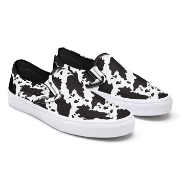 Cow Print Slip-On Platform personalizzate