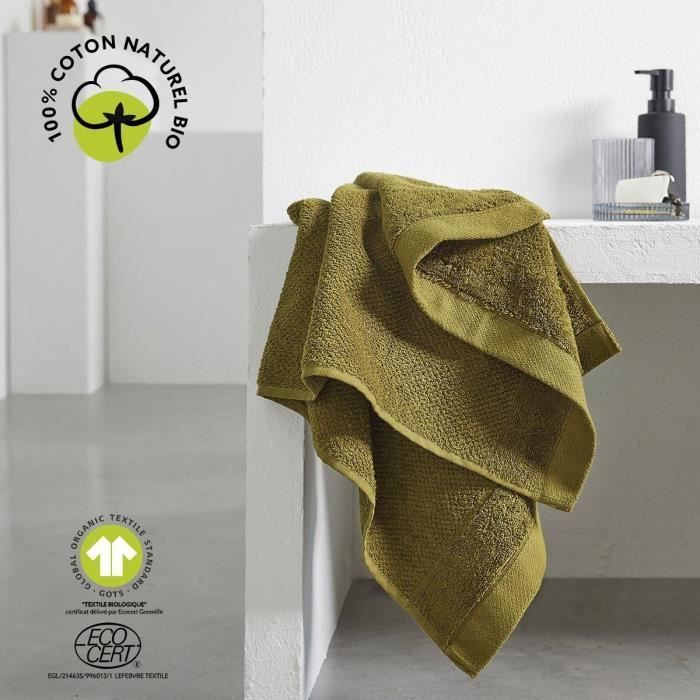 Toalla de baño maxi - HOY - 90 x 150 cm - Algodón - Bronce orgánico