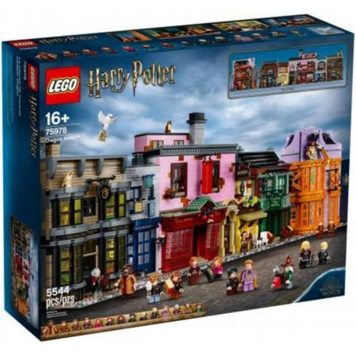 LEGO bouwset - 75978 Harry Potter - Wegisweg - 14 minifiguren - Meerkleurig
