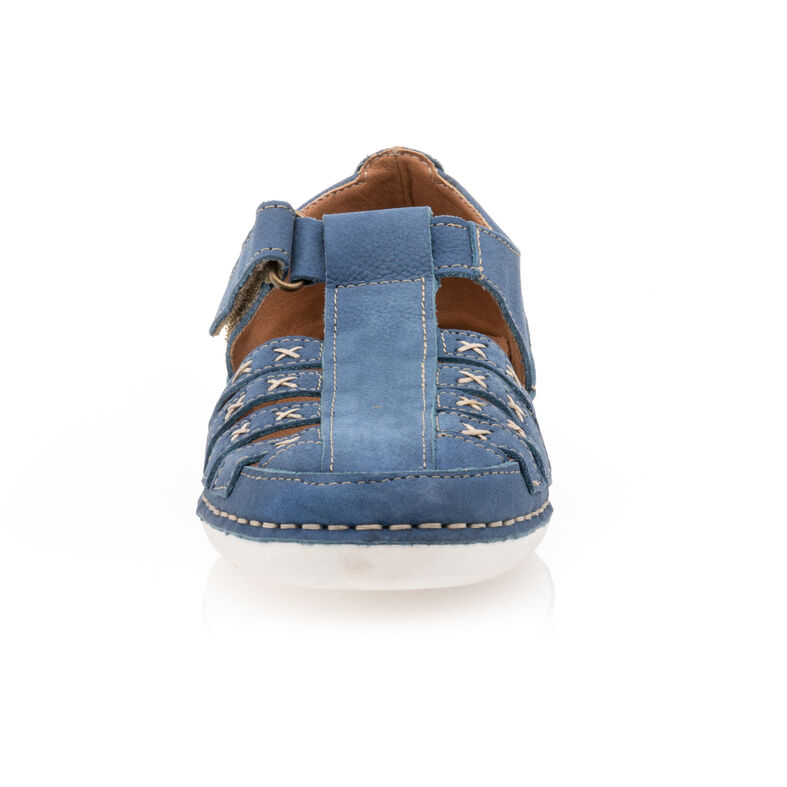 Blaue Damen-Komfortschuhe