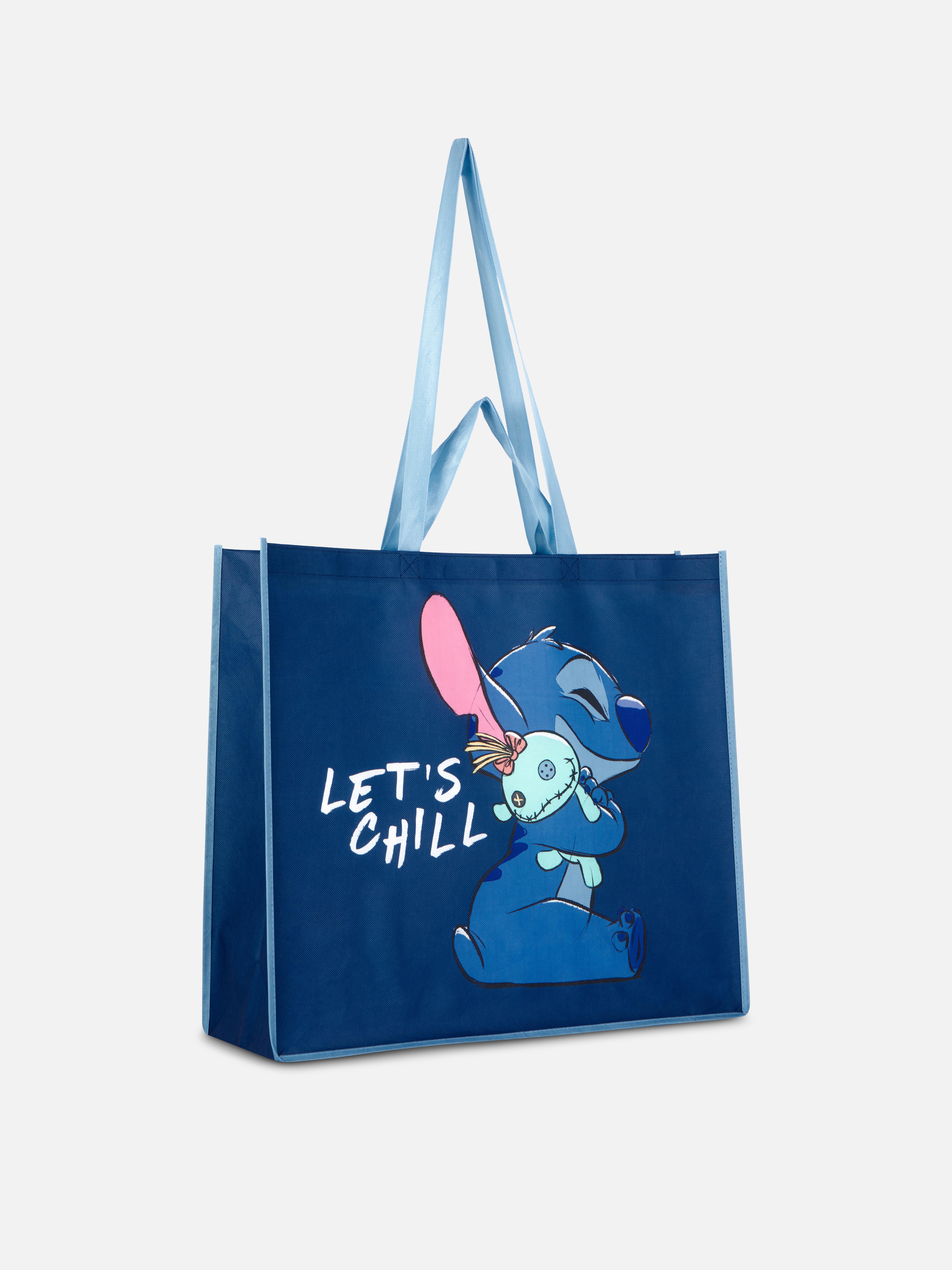 Geantă de cumpărături extra mare cu Disney Stitch. Cu această geantă de cumpărături mare cu Disney Stitch, nu veți rămâne niciodată fără spațiu.