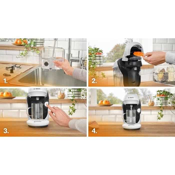 Cafetera multifunción - BOSCH - TASSIMO - Modelo T11 blanco - 1400 W