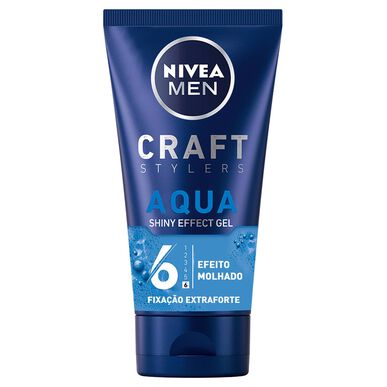 Nivea Men Craft Stylers Aqua Shiny Effect Gel 6 Extra Strong Hold Haargel 150 ml