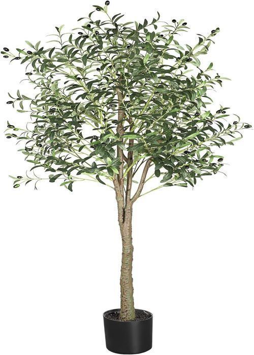 Kunstigt træ 180 cm stort kunstigt plante realistisk kunstigt træ til stue soveværelse kontordekoration