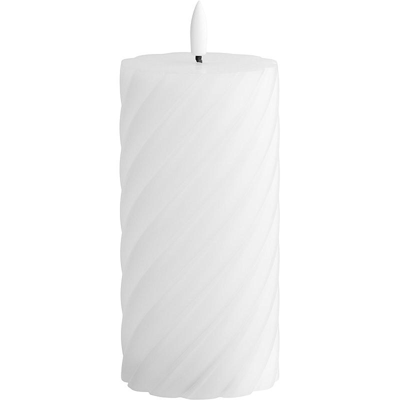 Vie Selected Cube-lampa 15 cm ø 7 cm LED-spiral vit