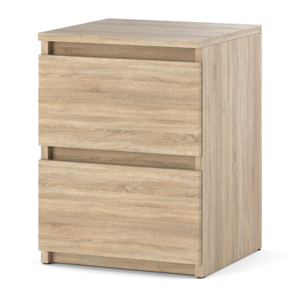 Szafka nocna drewniana do sypialni 40cm stolik nocny sonoma