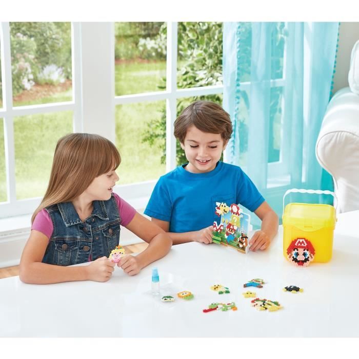 Aquabeads La box Super Mario, Jouet, perles qui collent avec de l'eau, Convient aux enfants à partir de 4 ans