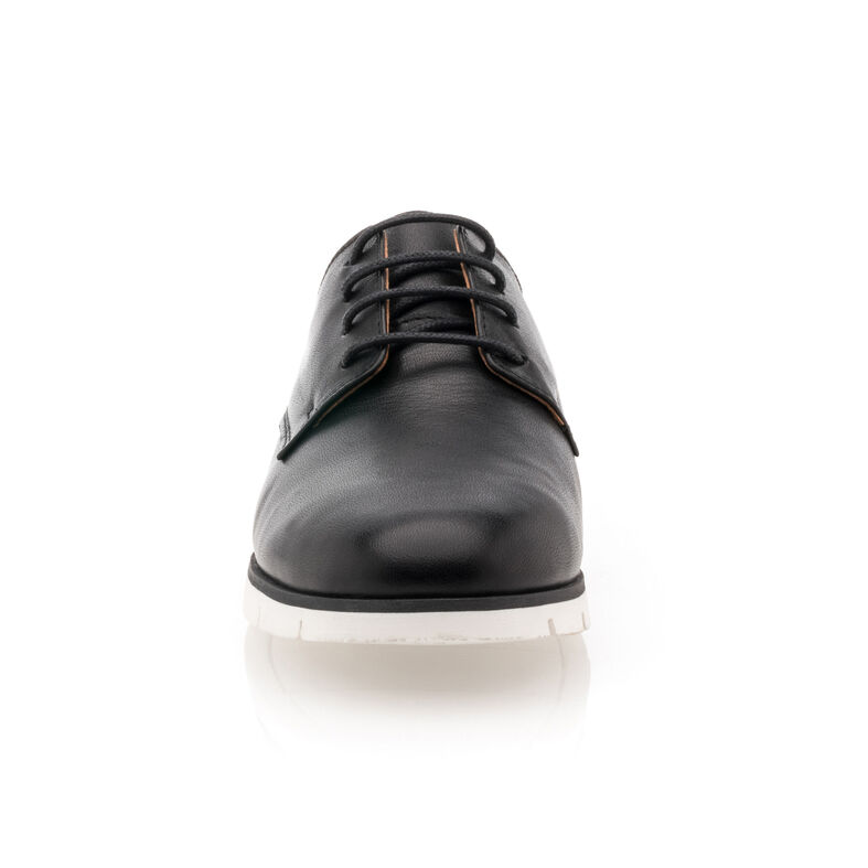 Schwarze Schnürschuhe für Damen / Derby-Schuhe