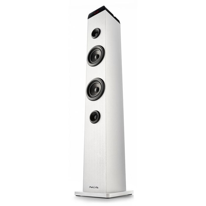 Geluidstoren - NGS - Sky Charm Pro Wit - 80 W - Bluetooth 5.4 - Uitzendfunctie (tot 99 eenheden)