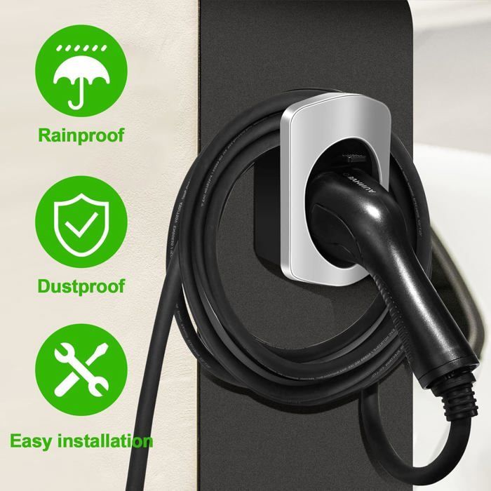 Wandhalterung für Ladekabel von Elektrofahrzeugen (Typ 2) – Aufbewahrungsorganizer für Ladestationen