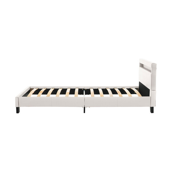 LED Bett ASTRO, weiß, 90 x 200 cm