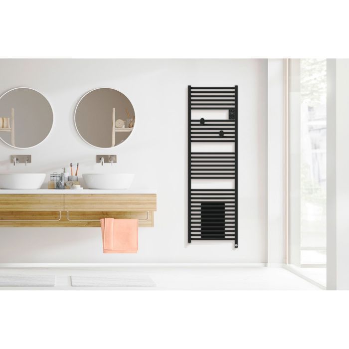 Sèche serviette électrique 1750W RIVA 5 blanc avec soufflerie THERMOR 471634