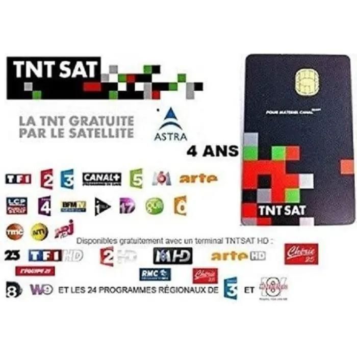 Nuova scheda TNT Sat per il rinnovo della ricezione TNT Sat, consegna gratuita.