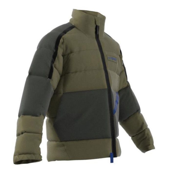 Chaqueta de plumas verde para hombre Adidas Terrex