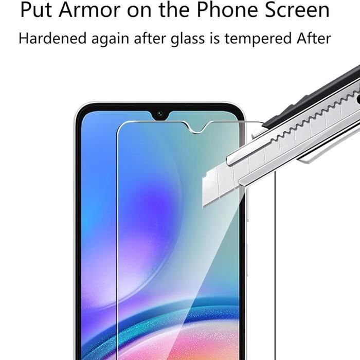 Verre Trempé pour Samsung Galaxy A35 5G - Installation Facile Anti-Rayures Résistant Pack de 2