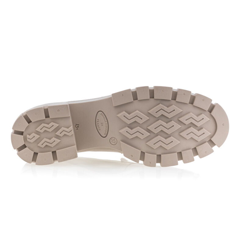 Mocassins / chaussures bateau Femme Beige