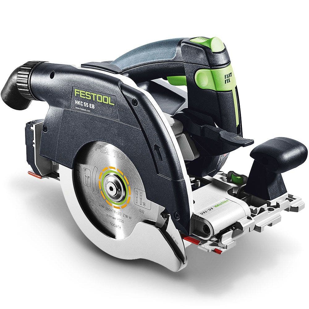 FESTOOL 18V κυκλικό πριόνι χωρίς ψήκτρες 120mm 2 x 5.2Ah HKC 55 με κιτ Bluetooth 577129
