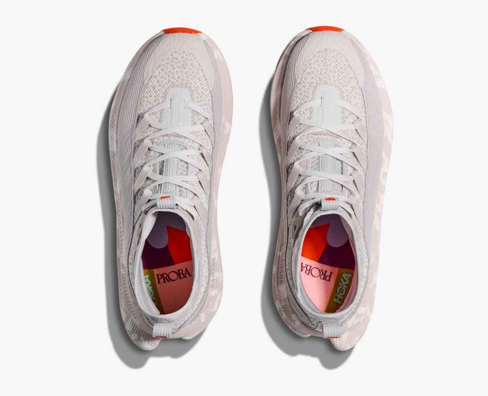 HOKA Kawana Mid Studio Proba Arena Blanca / Mandarina Tango