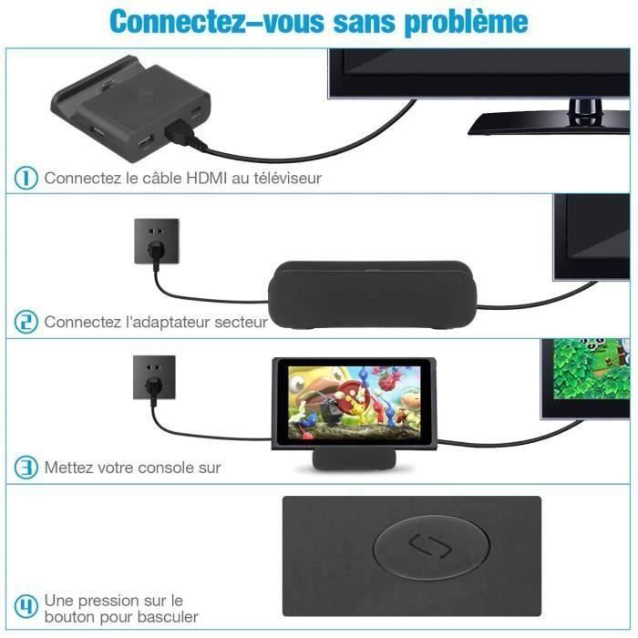 Videokonverter - ANTCOOL - Dock - USB-C - Weiß - HDMI 4K - USB 3.0- und 2.0-Anschlüsse