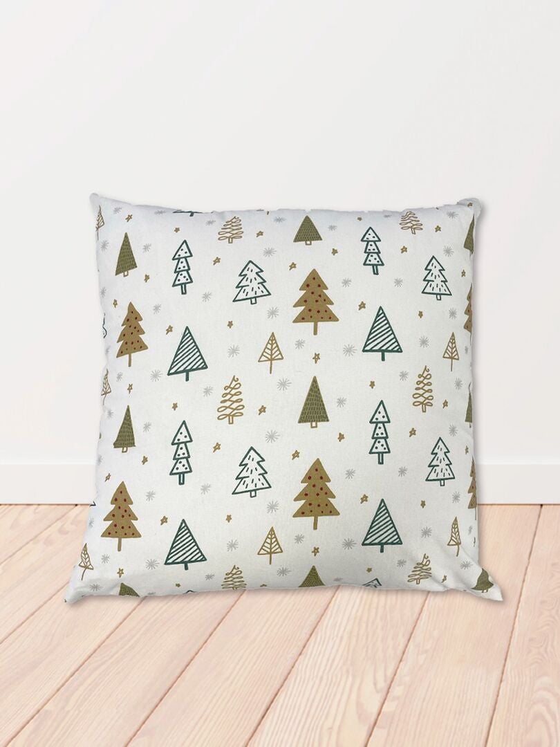 Almofada em formato de árvore de Natal - BRANCA