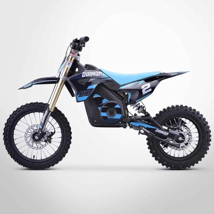 Moto Enfant Électrique 1300W / Moto cross ORION 1300W / 14/12 / Édition 2021 / Bleu
