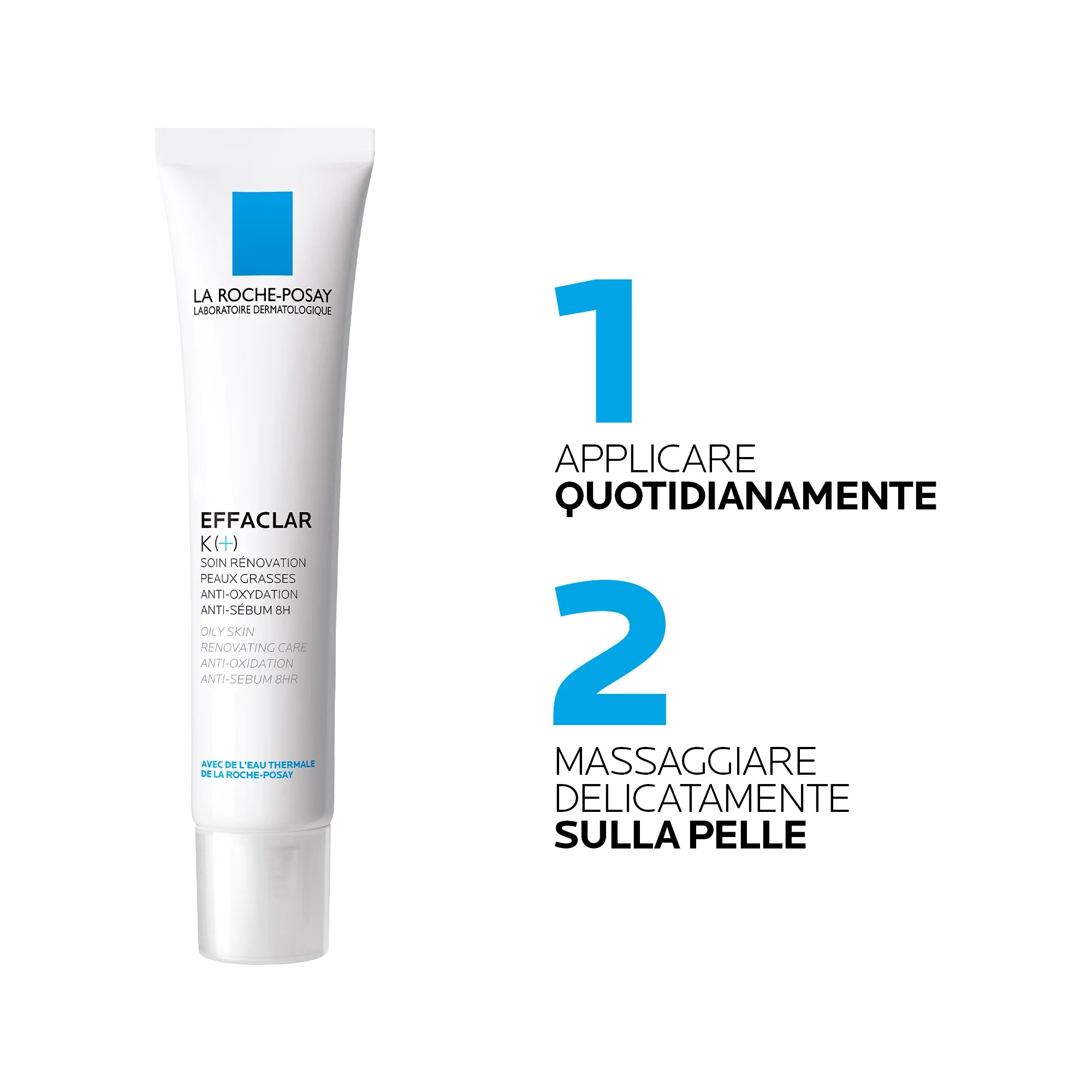 LA ROCHE POSAY La Roche Posay Effaclar K+ 40 ml Regenerierende Pflege für fettige Haut Fettige oder unreine Haut