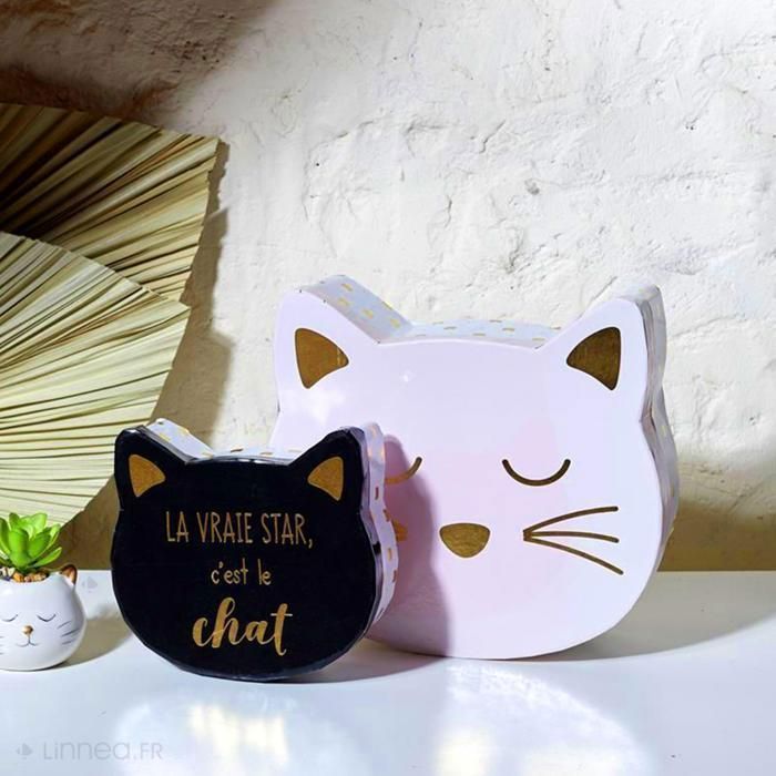Coffret Cadeau - Boîte Chat Rose garnie d'un assortiment de 140 chocolats Célébrations, Milka, Kinder | Cadeau Fête des Mères