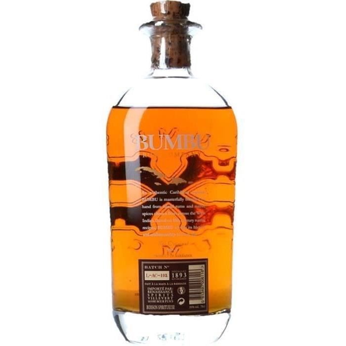 Ron Bumbu - Bebida espirituosa a base de ron - 40,0% vol. - 70 cl
