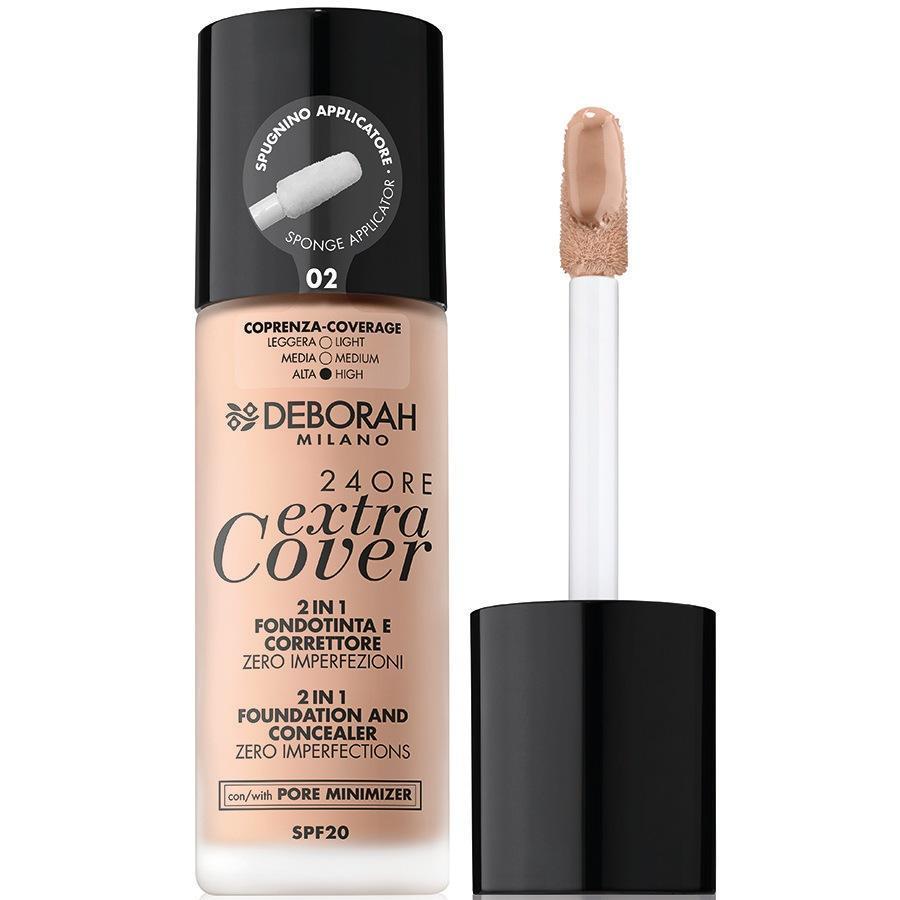 Deborah Milano makiažo pagrindas 24Ore Extra Cover – 30 ml