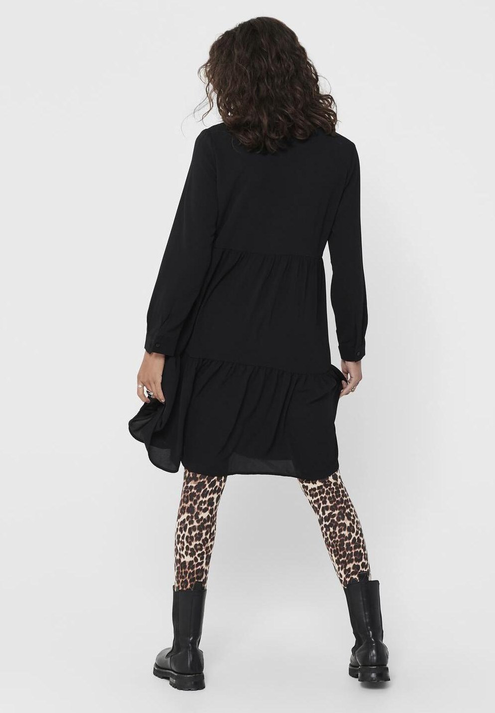 JDY PIPER NOOS - Vestido camisa - preto
