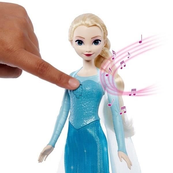 Disney Frozen Elsa Singing Doll - Song in 4 Languages - Ages 3+ - JDX48