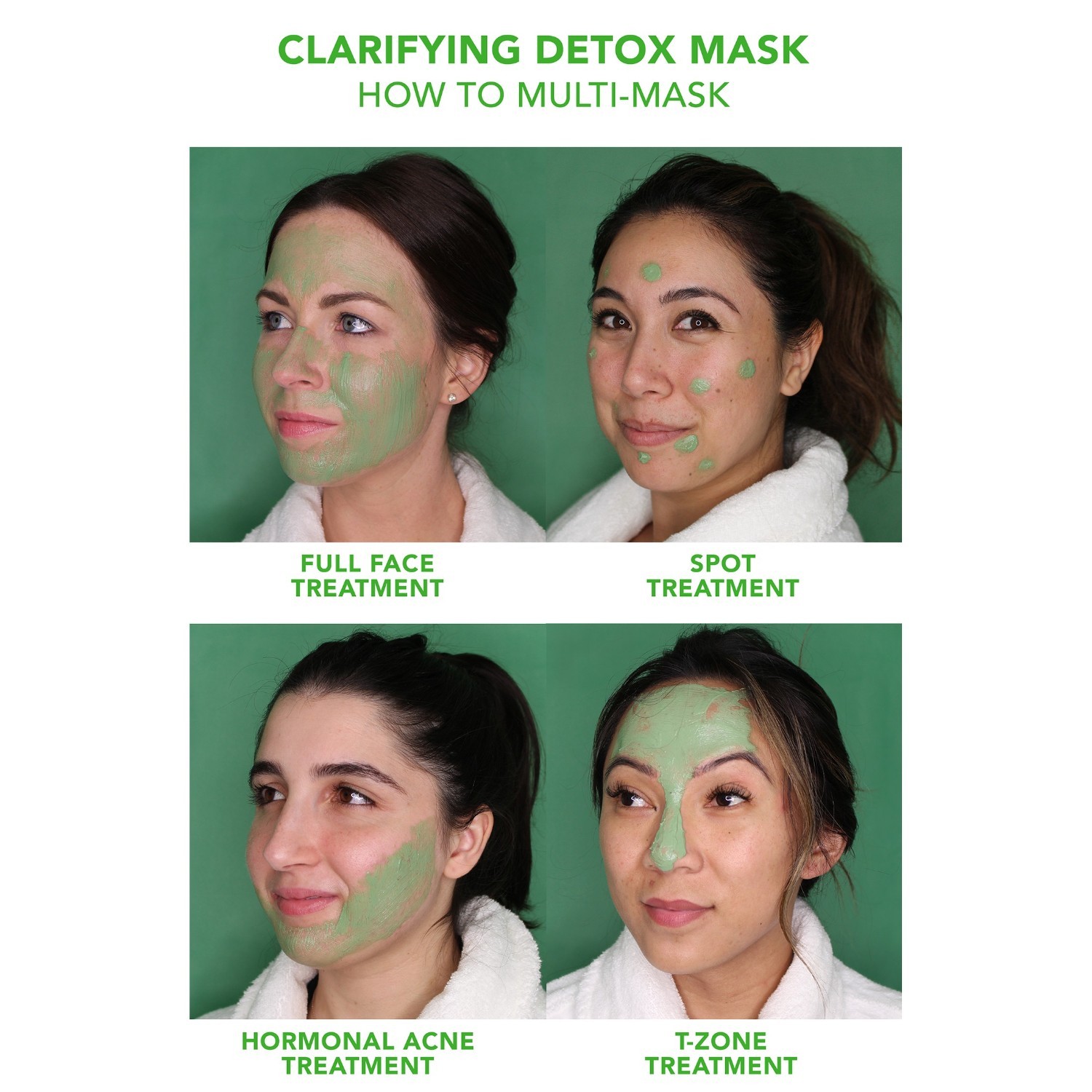 Lancer Feuchtigkeitsspendende Maske Klärende Detox-Maske mit Grüntee - 50 ml
