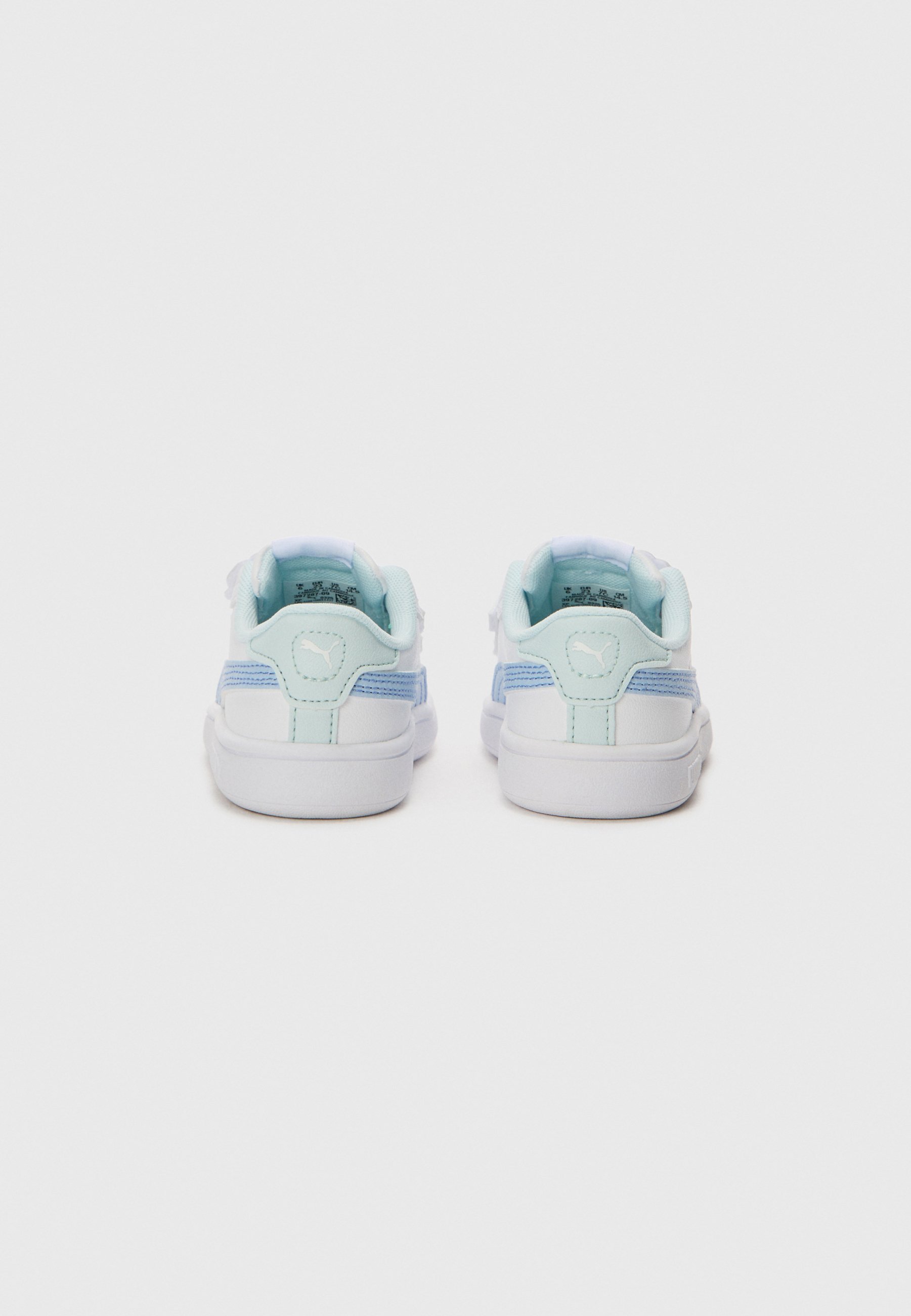 Puma SMASH - Chaussures bébé - blanc/haute tropique