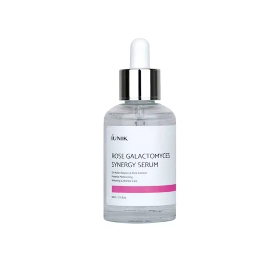 IUNIK ROSE GALACTOMYCES SYNERGY NAWILŻAJĄCO-UJĘDRNIAJĄCE SERUM DO TWARZY 50ML