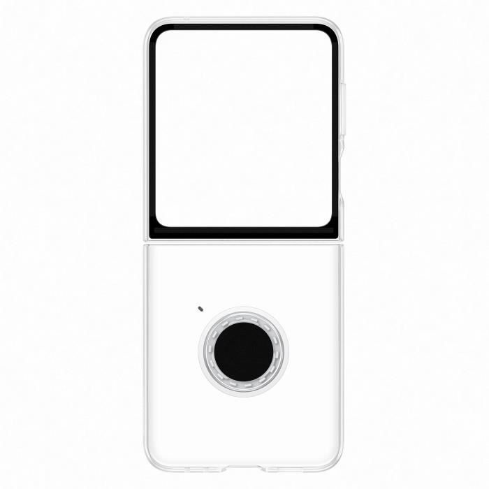 Coque et étui téléphone mobile Samsung Coque transparente avec support amovible Z Flip 5