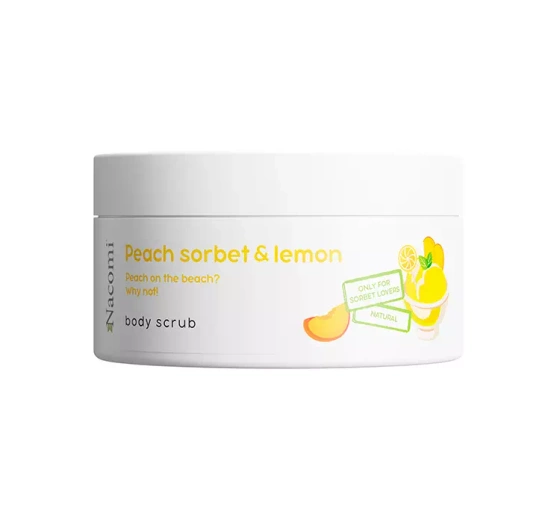 Nacomi peeling do ciała Peach Sorbet & Lemon 100 ml