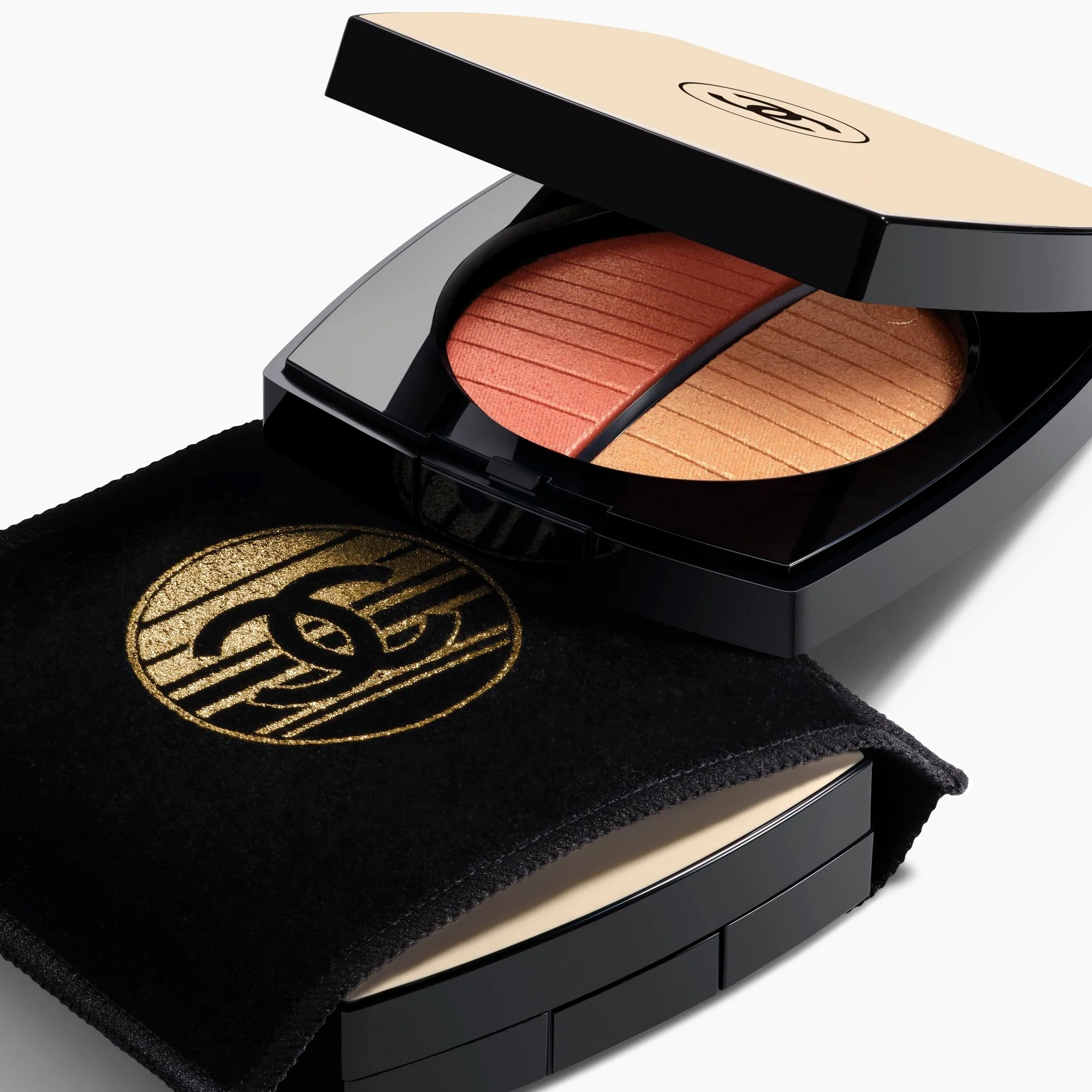 LES BEIGES POUDRE BELLE MINE LUMIÈRE DORÉE - CREAZIONE ESCLUSIVA - DUO DI POLVERI ILLUMINANTI