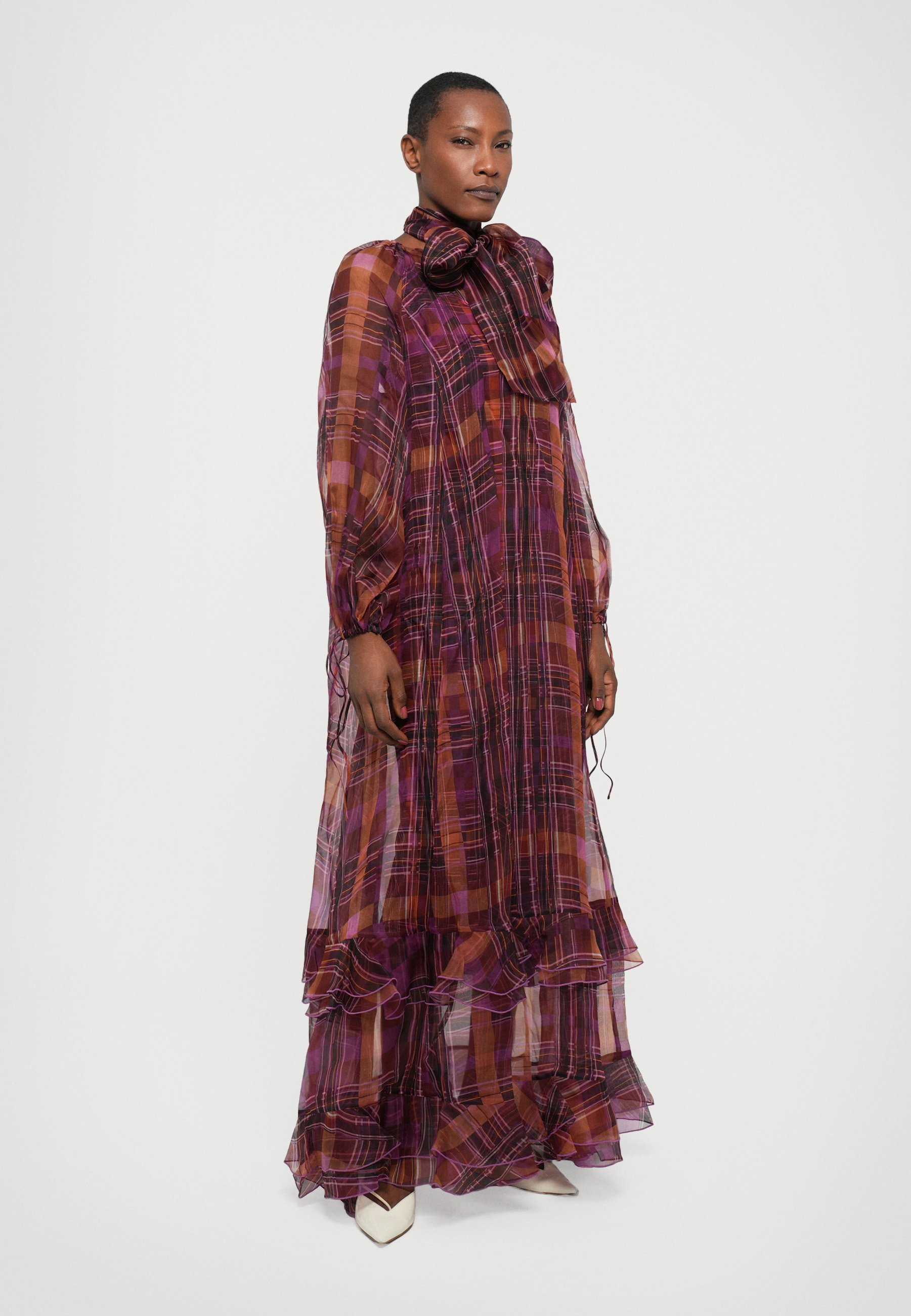 Diane von Furstenberg NADINE GOWN - Iltapuku - strata/ember
