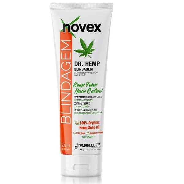 Crema sin enjuague protectora térmica Novex Blindagem Dr Hemp