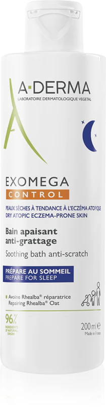 A-Derma Exomega Control Soothing Bath Anti-Scratch zklidňující koupel proti podráždění pokožky a svědění
