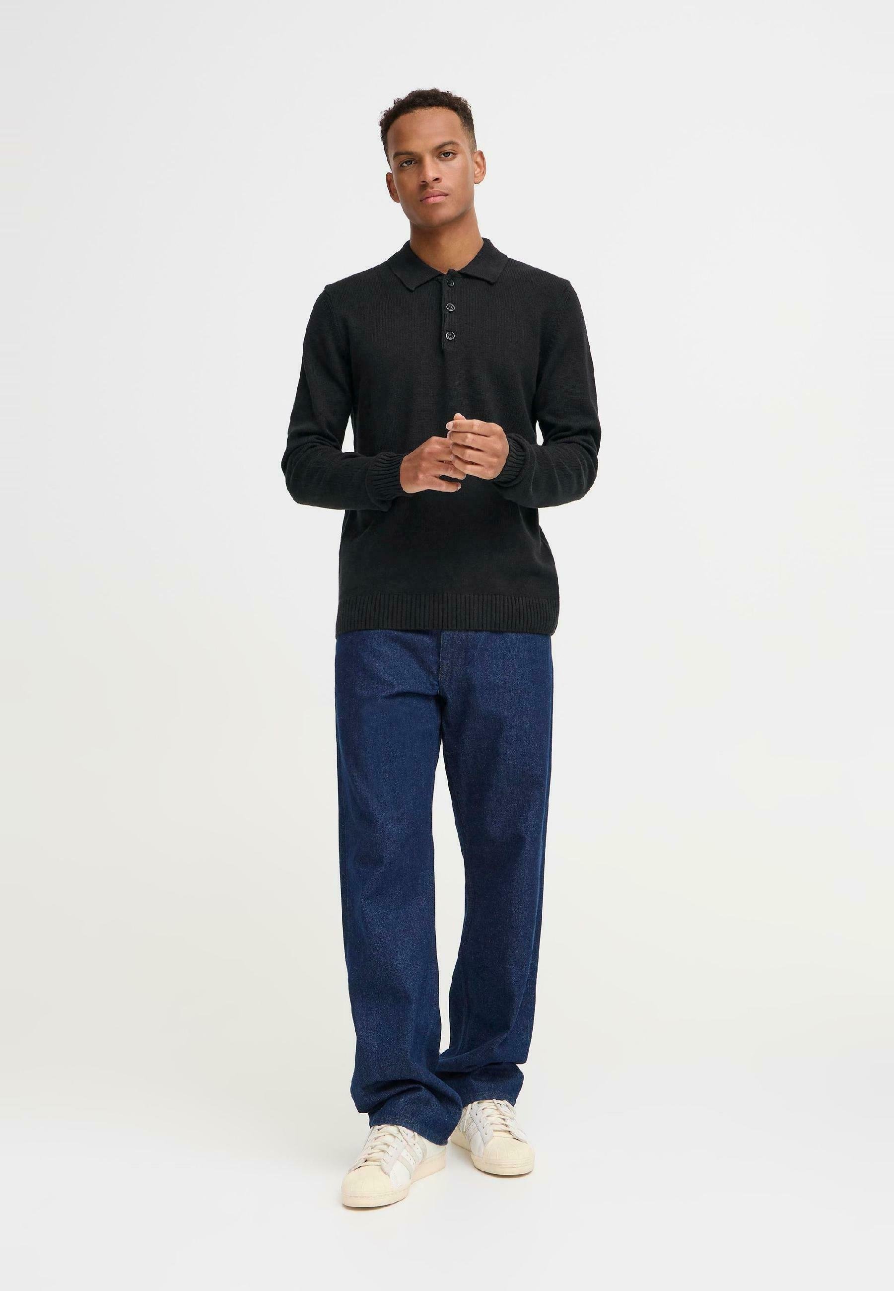 Blend BHDENO POLO - Maglione - nero