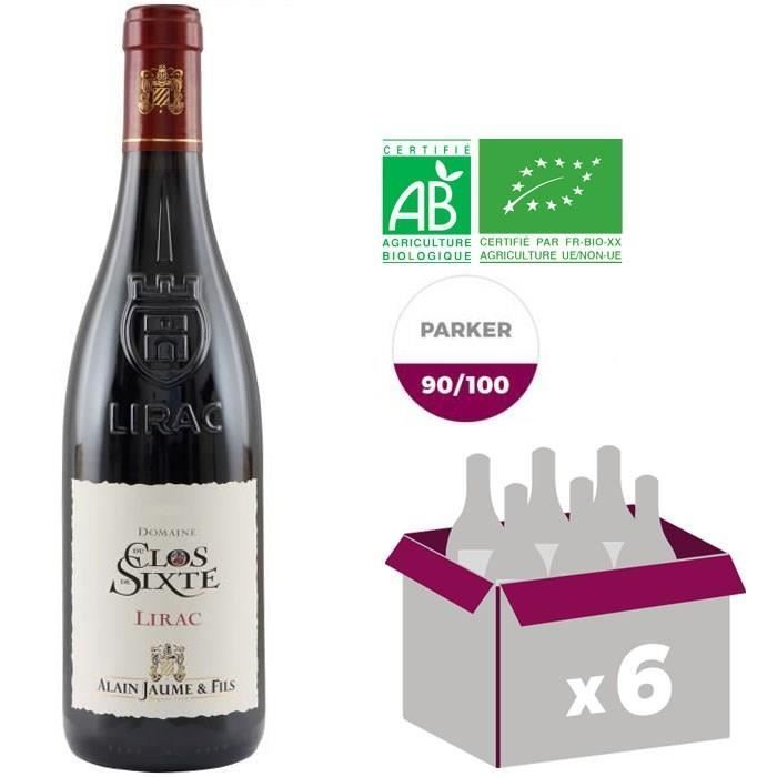 Alain Jaume Domaine du Clos de Sixte 2021 Lirac - Vino tinto de las Costas del Ródano - Ecológico