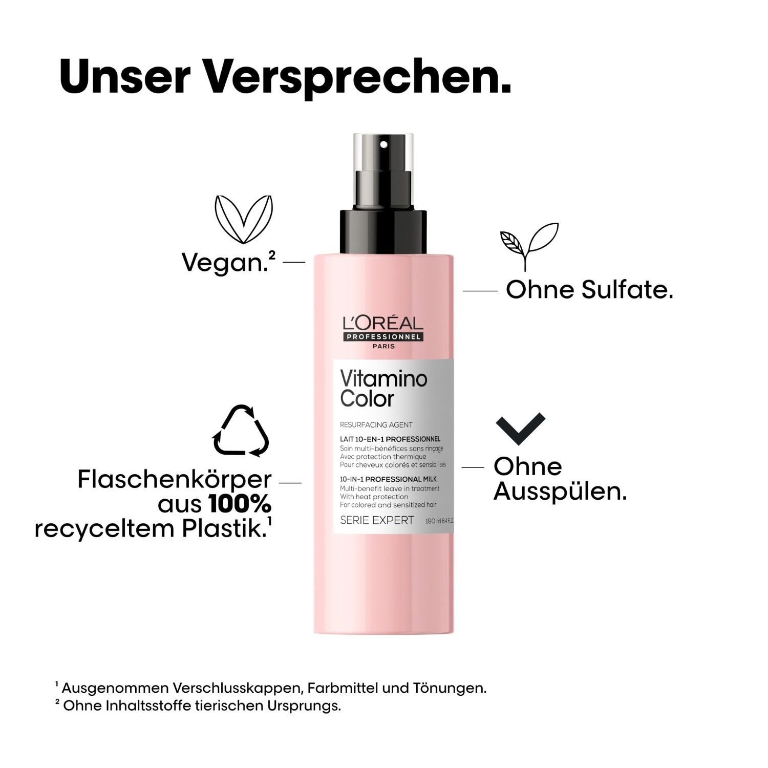 L'Oréal Professionnel Haarkur Vitamino Color 10-in-1 aerosols – 190 ml