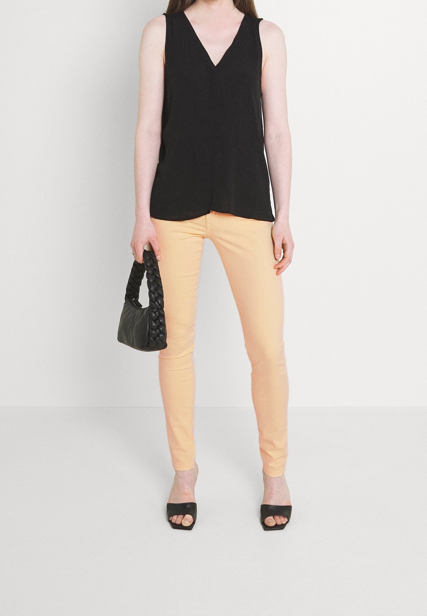 Pepe Jeans Skinny Fit Jeans - abrikoos